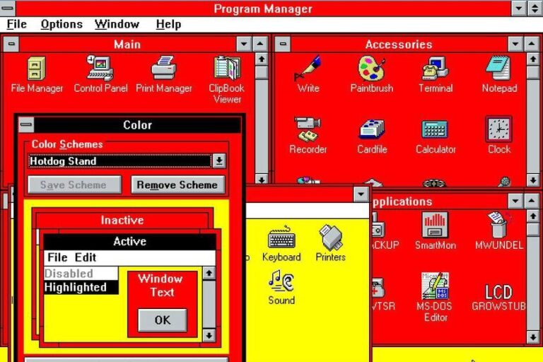 Windows 3 1 Y Los Colores Chillones Una Broma De Su Creadora